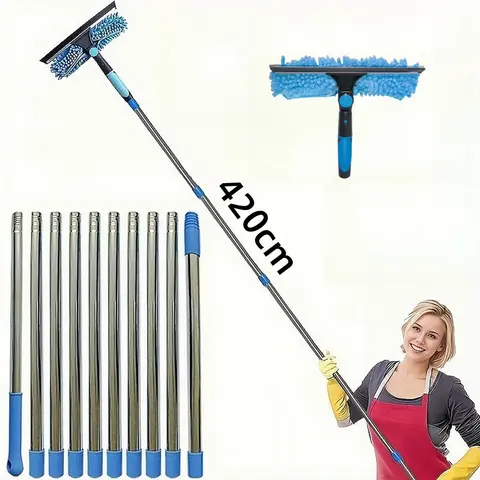 Kit vitres étendu manche extensible + vadrouille